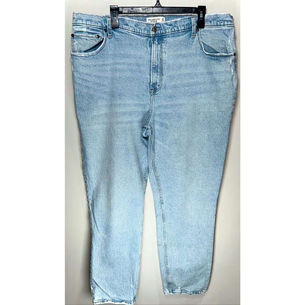 Abercrombie & Fitch the 90s straight ultra high rise Jeans 35/20R